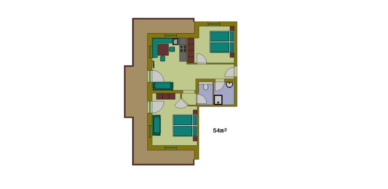 Gaestehaus Brigitte 拉德施塔特 外观 照片